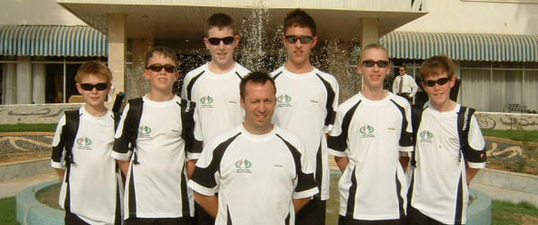 Left to Right Tom Ford, Ashley Davies, Nathan Lake, Robert Downer, Ryan Whiteley, Joel Croucher. Front Mike Harris