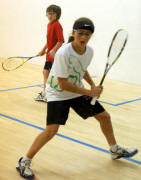 Auguste Dussourd bt James Durbin  11/2, 11/3, 11/1