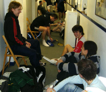 Future English stars: Tom Richards, Chris Simpson, Joel Hinds