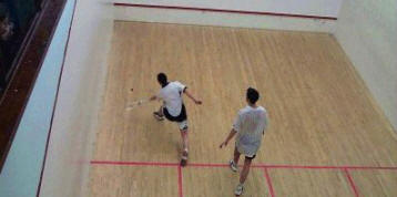 One of eight courst at Edinburgh Sports Club ...