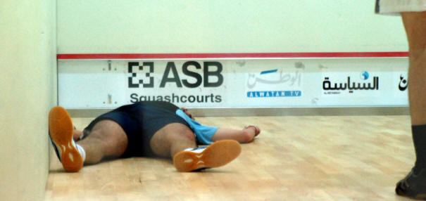 Reda down and out on the last point ...