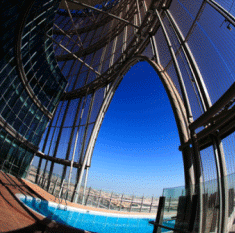 The Torch suspended Swimming Pool