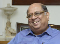READY FOR CHALLENGES N. Ramachandran, president, World Squash Federation Photo: V. Ganesan.