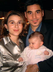 C�line, Thierry et Jade b�b�