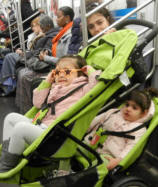 Najla, with her two daughters, Nada (the eldest) and Yara