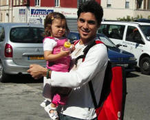 Thierry with Jade in London '05