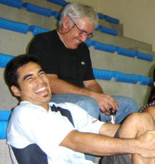 During an exhibition tournament in La R�union