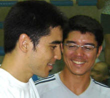 Thierry and his brother Pascal