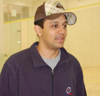 "Sat", squash director and my guide for the day ...