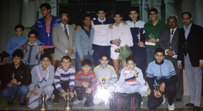 Top centre, Menshawy, bottom second from the left, Shamekh, Elborolossy, Barada and also Medhat second from the right...